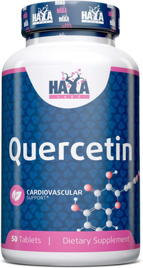 HAYA LABS Quercetin 500 mg x 50 Tablets Double Strength Antioxidant Supplement Immune Health