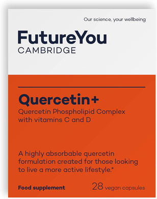 Quercetin+ Capsules with Vitamin C & Vitamin D  Energy Supplement with Immune Support  28 Day Supply  5000mg Quercetin Supplement by FutureYou Cambridge