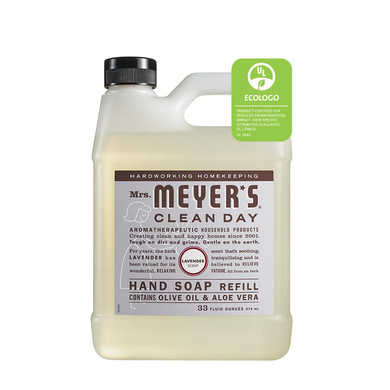 Mrs. Meyer'S Clean Day Liquid Hand Soap Refill, Lemon Verbena, 33 Fluid Ounce