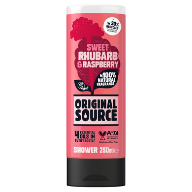 Original Source Rhubarb And Raspberry Shower Gel, 250Ml