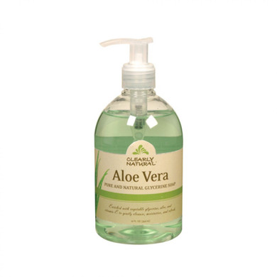 Clearly Natural Liq Soap W/Pump Aloe Vera 12 Fz