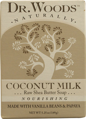 Dr. Woods Naturally Bar Soap Coconut Milk - 5.25 Oz