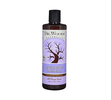 Dr. Woods Pure Lavender Liquid Castile Soap With Organic Shea Butter, 16 Ounce