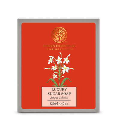 Forest Essentials Luxury Sugar Soap Bengal Tuberose 125G