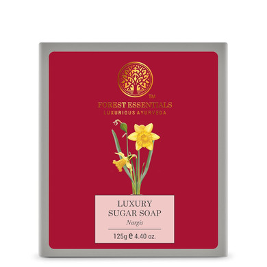 Forest Essentials Luxury Sugar Soap Nargis 125G