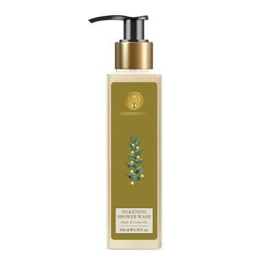 Forest Essentials Oudh And Green Tea Silkening Shower Wash, 200Ml