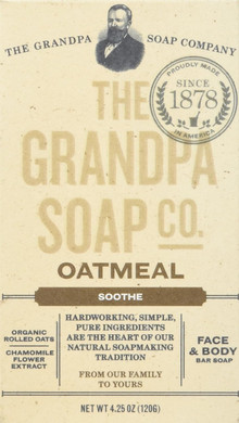 Grandpa'S Soap Bar Oatmeal, Soothe, 4.25 Oz