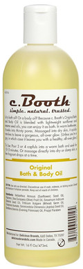 C. Booth Original Bath And Body Oil, 16 Fluid Ounce