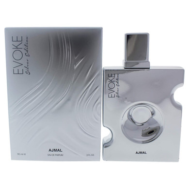 Ajmal Evoke Silver Edition For Men Eau De Parfum Spray, 3 Ounce