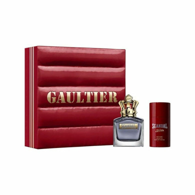 Jean Paul Gaultier Scandal Him Eau De Toilette 3-Pcs Gift Set (Edt 3.4 Fl Oz + Deodorant Spray 5.1 Fl Oz + Edt 0.34 Fl Oz)