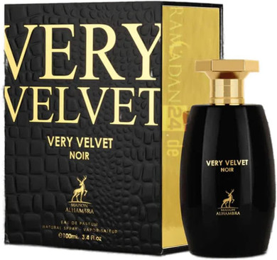 Lattafa Very Velvet Noir Eau De Parfum For Men'S By Maizon Alhambra
