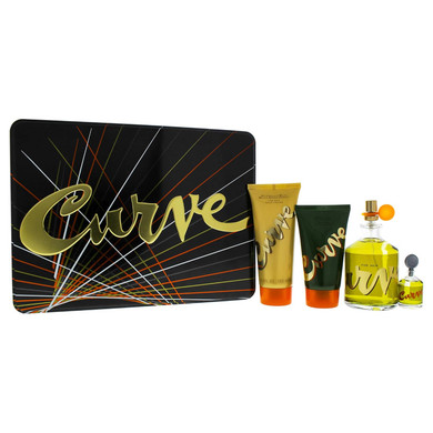 Liz Claiborne Curve By Liz Claiborne For Men - 4 Pc Gift Set 4.2Oz Cologne Spray, 0.25Oz Cologne Splash, 3.4Oz After Shave Balm, 2.5Oz Shower Gel, 4 Count