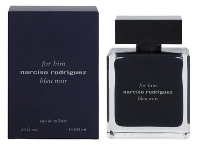 Narciso Rodriguez Him Bleu Noir Eau De Toilette Spray For Men, 3.3 Ounce