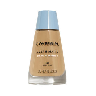 Covergirl Clean Matte Liquid Foundation Warm Beige 545, 1 Oz (Packaging May Vary)Warm Beige1 Fl Oz (Pack Of 1)