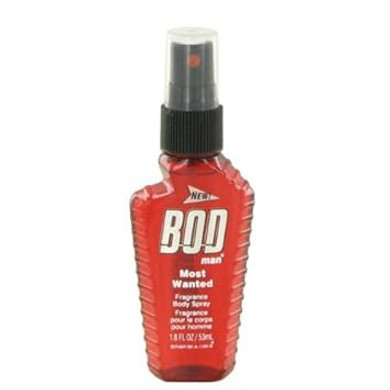 Bod Man Most Wanted By Parfums De Coeur Fragarnce Body Spray 1.8 Oz For Men By Parfums De Coeur