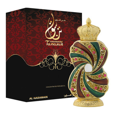 Al Haramain Tanasuk Extrait De Parfum Spray For Unisex - Arabian Perfume For Women And Men - Floral Fragrance - Arabic Long Lasting Perfume - Edp Spray - 3.4 Oz
