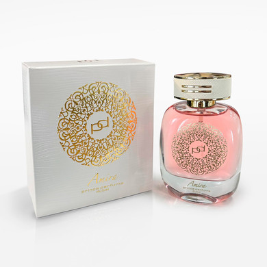Amira By Prince Parfums Dubai - 3.4 Oz Eau De Parfum For Women - Princess Of Dubai Collection - Bergamot, Peony, Jasmine, Orange Blossom, Patchouli & Vanilla Notes
