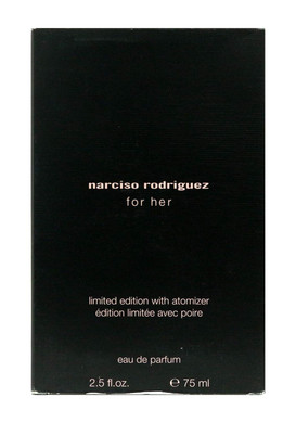 Narciso Rodriguez For Her Limited Edition Eau De Parfum Spray With Atomizer, 2.5 Ounce