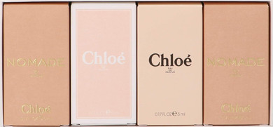 Chloe Women 4 Pc Mini Gift Set 5 Ml Nomade Edp Spray, 5 Ml Edt Spray, 5 Ml Edp Spray, 5 Ml Nomade Edp Spray