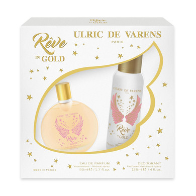 Ulric De Varens Udv Reve In Gold 3.4Oz + Deodorant Set