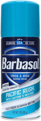 Barbasol Pacific Rush Thick & Rich Shaving Cream For Men, 10 Oz