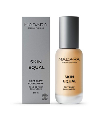 Mã£ÂDara Organic Skincare | Skin Equal Soft Glow Foundation Spf15#40 Sand - 30Ml, Lightweight Mineral Foundation, Longwear, Naturally-Radiant Skin Finish And Adjustable Coverage, Ecocert Certified40 Sand