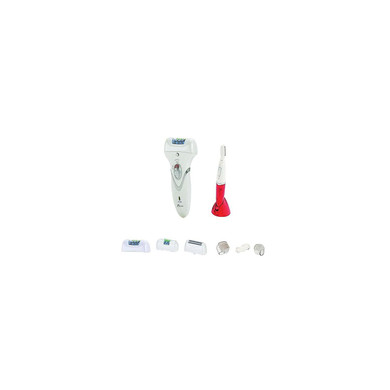 Pursonic Fe100 Rechargeable Epilator And Battery Operated Personal Groomer Combo Pack