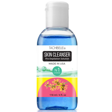Tachibelle Skin Cleanser Pre-Depilation Solution For Hair Waxing Formulated With Hazel For Its Nourishing, Healing And Soothing Properties Made In Usa 4 Oz (1 Piece)