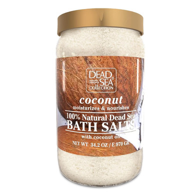Dead Sea Collection Bath Salts With Cherry Blossom  Pure Dead Sea Salt And Sweet Cherry Oil - Nourishing Soothing And Relaxing Skin And Muscle  34.2 Oz