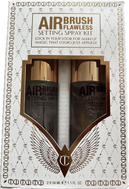 Charlotte Tilbury Airbrush Flawless Setting Spray Kit Duo Set - 2 X 1.1 Oz