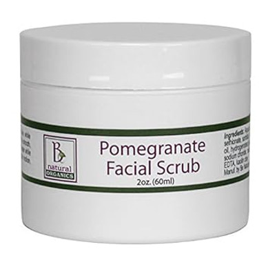 Be Natural Organics Pomegranate Facial Scrub 2 Oz (60 Ml)