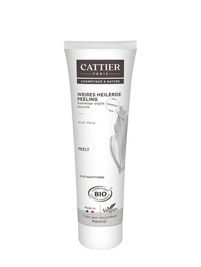 Cattier Organic White Clay Face Scrub With Aloe Vera 100 Ml