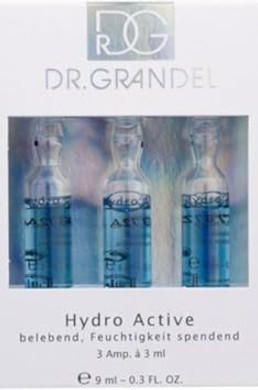 Dr Grandel Active Ampoules Hydro Active Ampoule 3 Ml X 24 Pack .Active Concentrate For Intensive Moisturizing, Smooth Away Fine Dry Lines, Energizes, Refreshes Skin, Add Vitality Back Into The Complexion