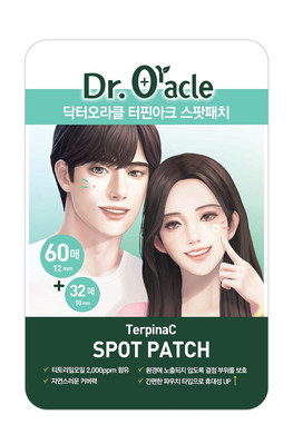Dr.Oracle Terpinac Spot Patch - Acne Pimple Master Patch, Pimple Patches, Acne Pimple Patch, Blemish Spot, Dermatologist Tested, 92 Patches (2 Sizes) 12Mm, 10Mm
