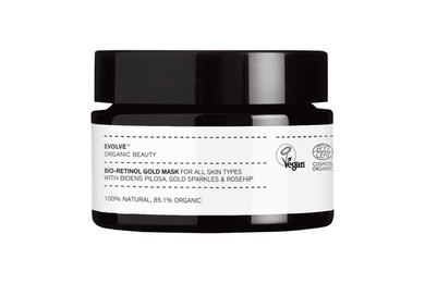Evolve Organic Beauty - Natural Bio-Retinol Gold Face Mask | Small-Batch, Vegan Clean Beauty (2 Oz | 60 Ml) Packaging May Vary