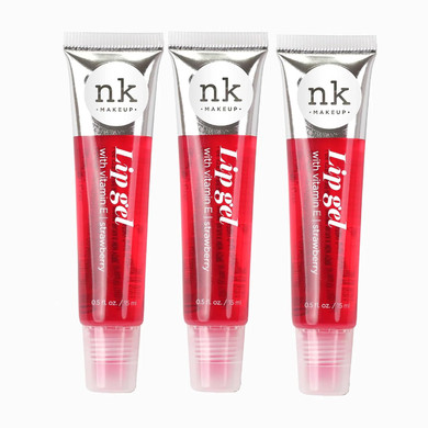 Nicka K New York Set Of 3 Nk Hydrating Lip Gel  Vitamin E (Strawberry)