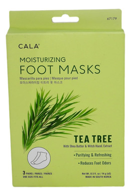 Moisturizing Foot Mask: Tea Tree (3 Pairs)