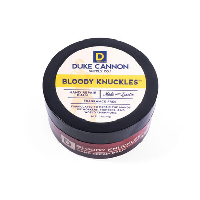 Duke Cannon Bloody Knuckles Hand Repair Balm - Unscented Moisturizer For Hardworking Hands, Repair And Revitalize Dry, Cracked Skin, (5 Oz. - 2 Pack)
