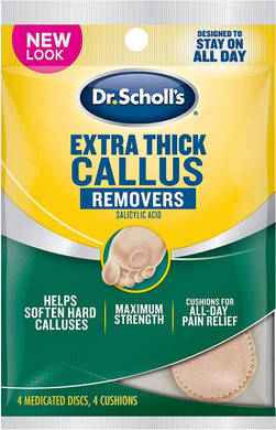 Dr. Scholl'S Extra Thick Callus Removers 4 Cushions Ea