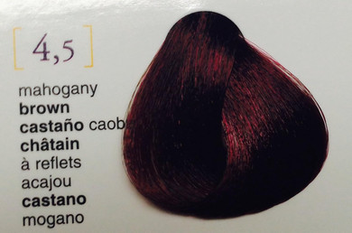 Salermvison Hair Coloring Cream #4.5 Chestnut Mahogany, 2.3 Ounce