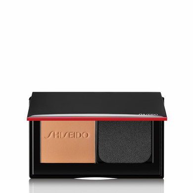 Shiseido Synchro Skin Self-Refreshing Custom Finish Powder Foundation - 24-Hour Sheer-to-Medium Buildable Coverage with Shine Control - Smudge Proof & Non-ComedogenicSilk - 310