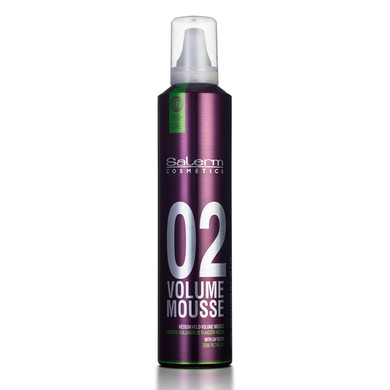 Salerm - Volume Mousse - Pro Line Volume Mousse - 405 Ml - For Fine Hair - With Hyaluronic Acid - Improves Hair Hydration And Elasticity - Preserves And Prolongs Color Duration