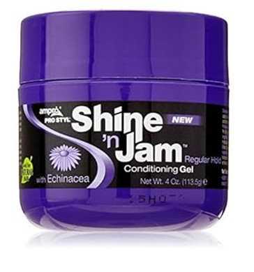 Shine 'N Jam Conditioning Gel, Regular Hold, 4 Oz Per Jar (2 Jars)