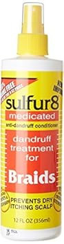 Sulfur 8 Dandruff Treatment For Braids 8 Oz. Spray By Sulfur 8