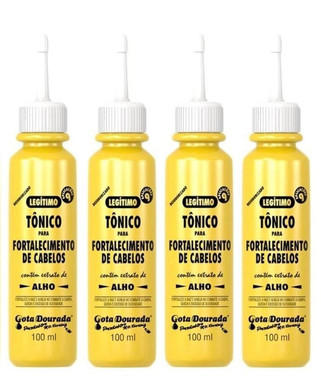 Tonico Para Fortalecimento De Cabelos (Hair Tonic With Garlic Extract) 30Ml Pack04