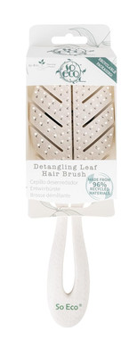 Biodegradable Detangling Leaf Brush