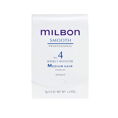 Milbon Signature Smooth No 4 Weekly Booster Medium Treatment 1 Kit