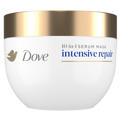 Dove Hair Bond Strength 10In1 Serum Mask For Chemically Damaged Hair With Bio-Protein Care Technology Plus Peptide Complex 9.2 Fl Oz