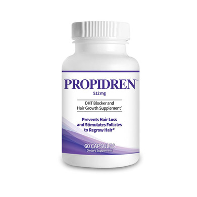 Propidren By Hairgenics - Dht Blocker & Hair Growth Capsules To Prevent Hair Loss & Stimulate Hair Follicles, To Stop Hair Loss & Regrow Hair. Proprietary Anti-Hair Loss & Hair Regrowth Treatment