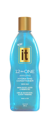 It 12-In-One Amazing Hydrating Conditioner, 10.2Oz | Infused With B Vitamin Biotin | Fights Frizz | Instant Hydration And Shine | Uv Protection | Sulfate, Paraben & Gluten Free